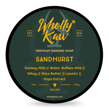 Savon à raser "Sandhurst" 114g de la marque Wholly Kaw