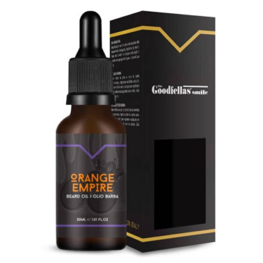 Huile barbe "Orange Empire" The Goodfellas Smile, marque danoise
