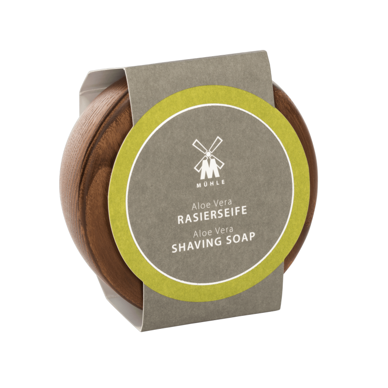 Savon Mühle à  l'aloe vera - Mühle, avec bol en bois de frêne