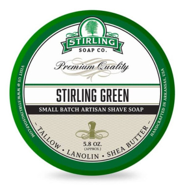 Savon de rasage  "Stirling Green" Stirling Soap Compan...