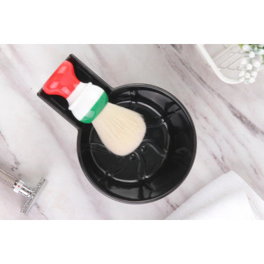 Bol de rasage pliable de la marque YAQI en plastique noir