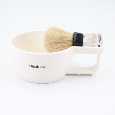 Bol de rasage de la marque YAQI en plastique PET blanc