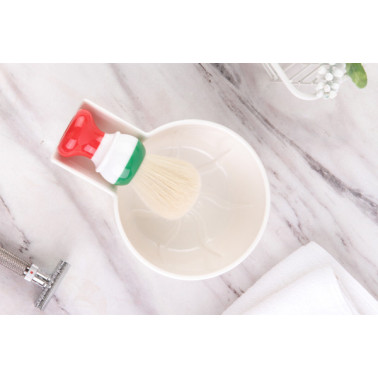 Bol de rasage blanc en plastique de la marque YAQI 