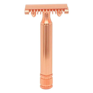 Rasoir de sûreté FATIP "Il Grande" chromé Or rosé cuivre