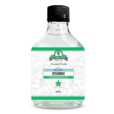 Après Rasage Splash "Spearmint" Glacial de chez Stirling Soap Company