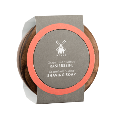 Savon de rasage pamplemousse en bol bois Mühle
