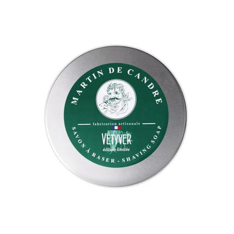 Savon à raser "vetyver" voyage Martin de Candre