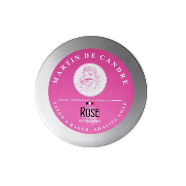 Savon à raser "Rose" voyage Martin de Candre