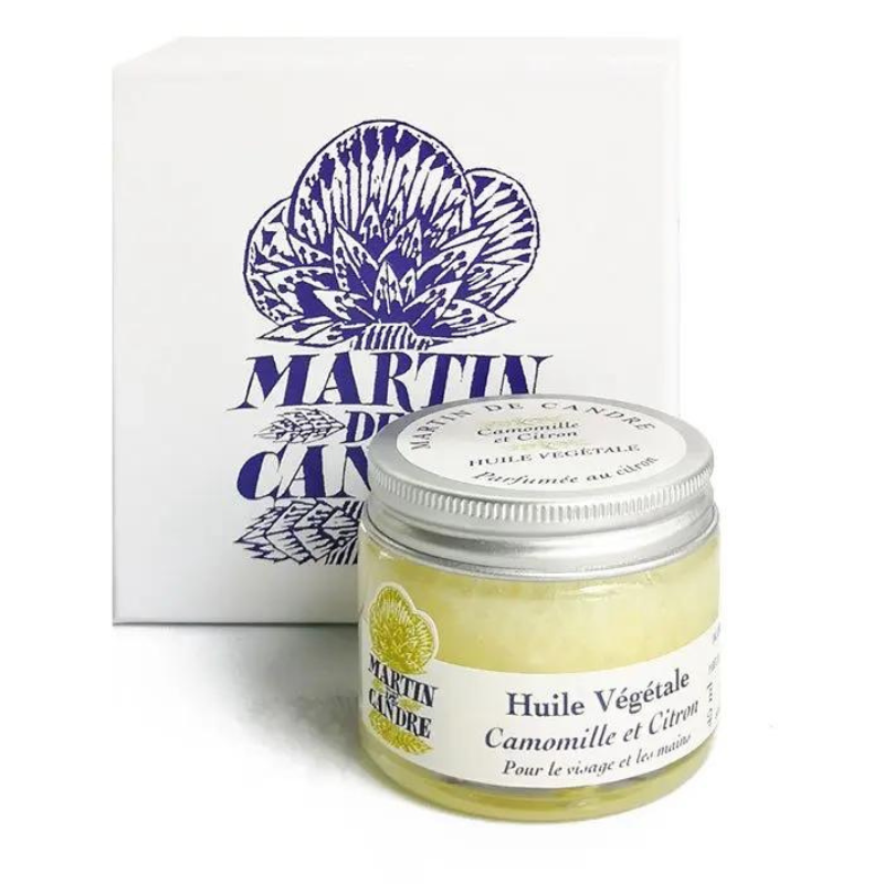 Huile de coprah, camomille et citron Martin de Candre