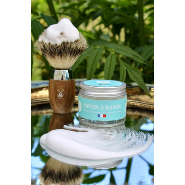 Savon à raser "nature" format voyage Martin de Candre