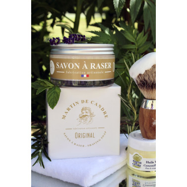 Savon à raser "original" format 200g Martin de Candre