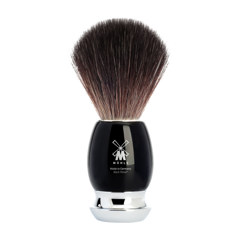 Blaireau de rasage -Mühle VIVO noir, poils synthétiques