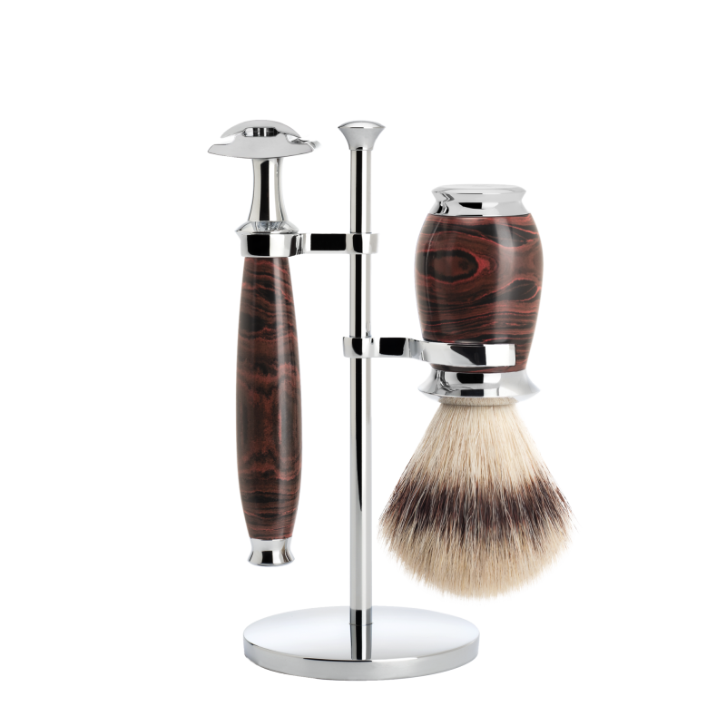 Coffret rasoir de sécurité Purist en Ebonite - Muhle
