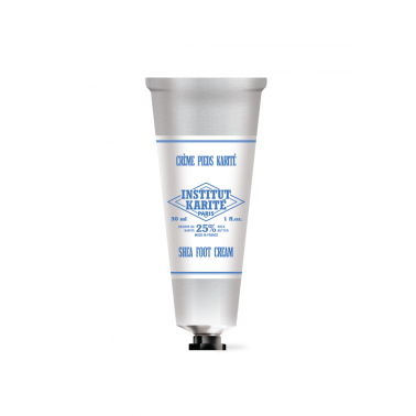Crème hydratante pieds Institut Karité format voyage 30ml