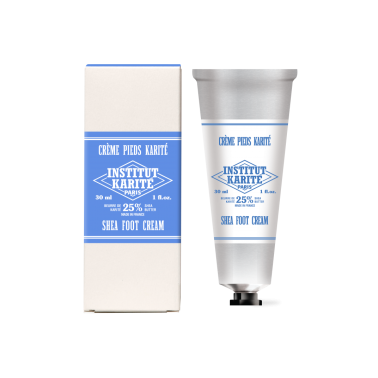 Crème hydratante pieds Institut Karité format voyage 30ml