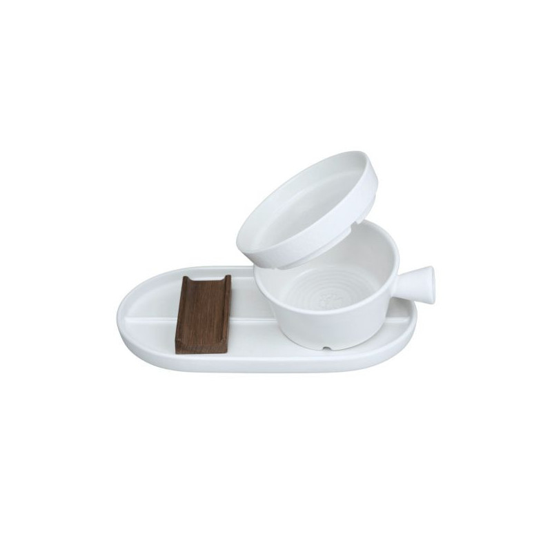 Ensemble de Rasage céramique "Shave Ritual" - Dovo - blanc
