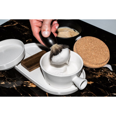 Ensemble de Rasage céramique "Shave Ritual" - Dovo - blanc