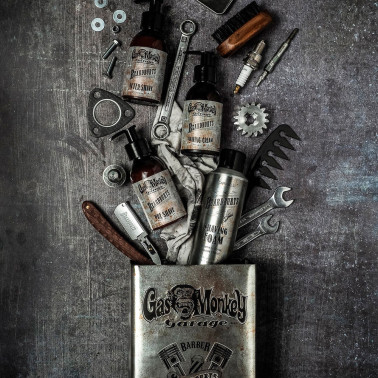Coffret spéciale Rasage Beardburys "Gas Monkey" kit complet