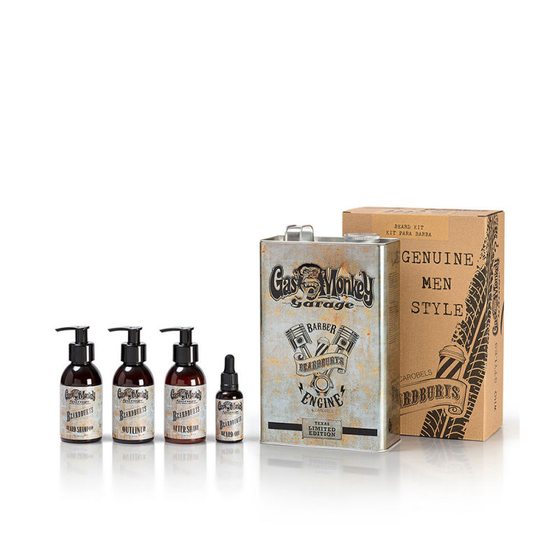 Coffret Barbe Beardburys "Gas Monkey" kit de soin complet