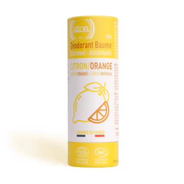 Déodorant baume Atoa Agrumes pour homme