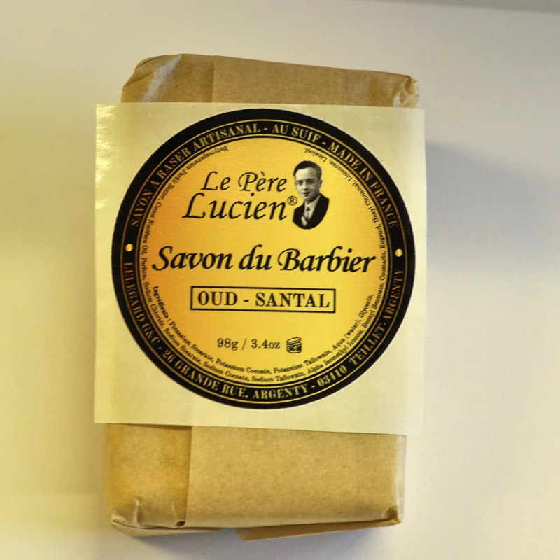 Recharge Savon de rasage Père Lucien Oud et Santal