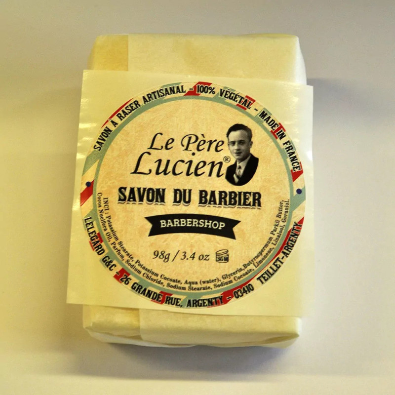 Recharge Savon de rasage Père Lucien parfum Barbershop