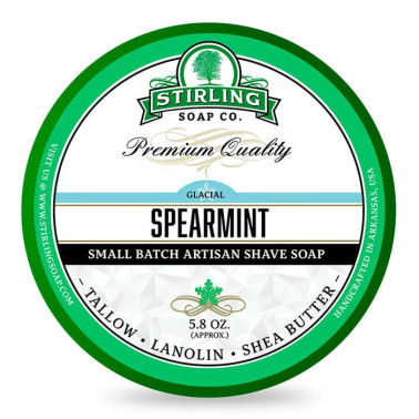Savon de rasage Spearmint Stirling Soap Company