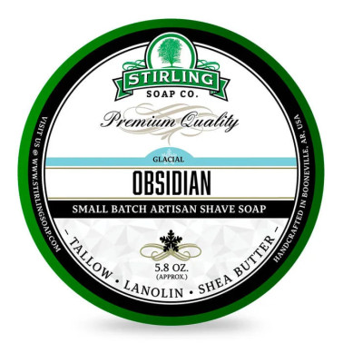 Savon de rasage "Obsidian" Stirling Soap Company