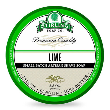 Savon de rasage "Lime" Stirling Soap Company