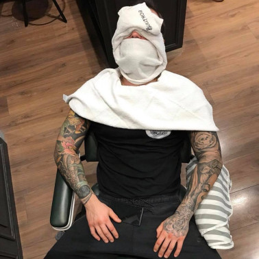 Serviette pour le visage 100% coton 40x90cm Bullfrog