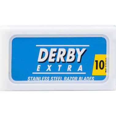 Double Lames DERBY Blue Extra de sécurité et shavette