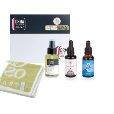 Coffret 3 Huiles à barbe Laboratoire OSMA Tradition