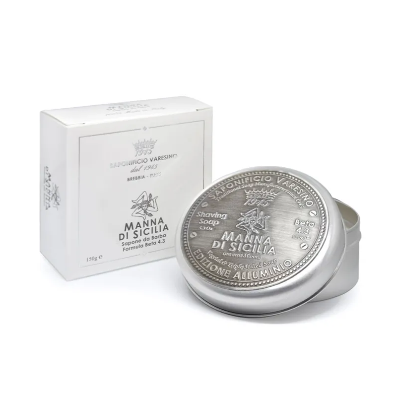 Savon de rasage classique a la manna de Sicile