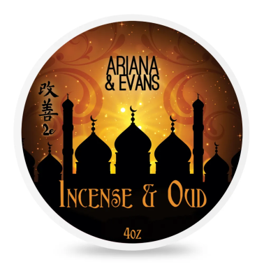 Savon de rasage "Incense & Oud" K2E Ariana & Evans