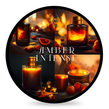 Savon de rasage "Amber Intense" de la marque Wholly Kaw