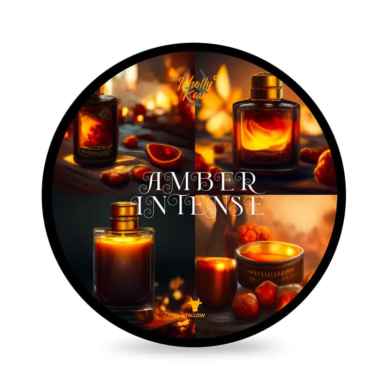 Savon de rasage "Amber Intense" de la marque Wholly Kaw