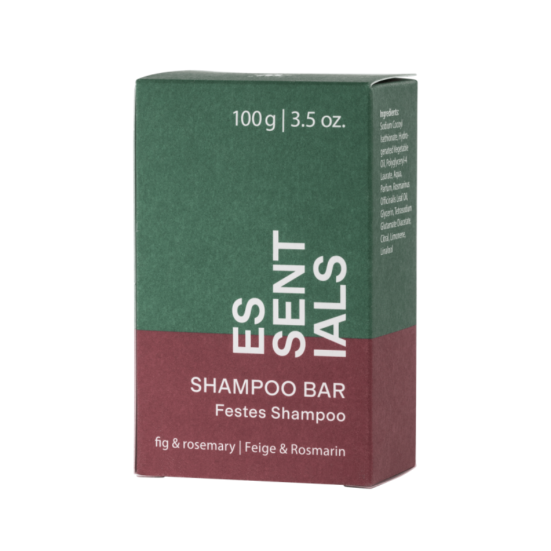 Shampoing solide - Muhle Essentials, romarin et figue  Shampoing solide - Muhle Essentials, romarin et figue