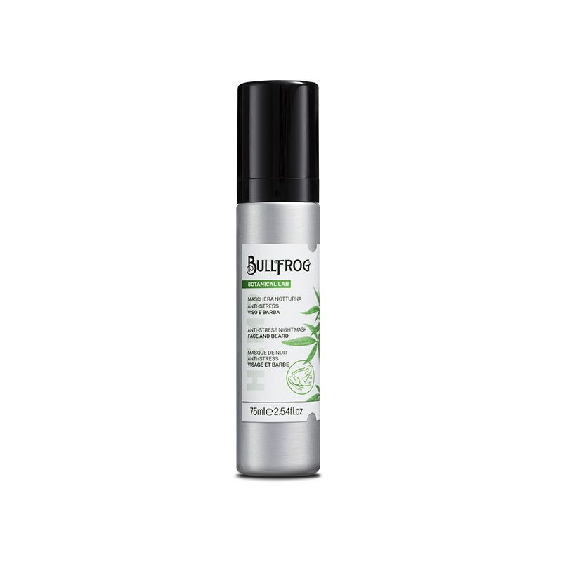Masque de nuit hydratant anti-stress de la marque Bullfrog
