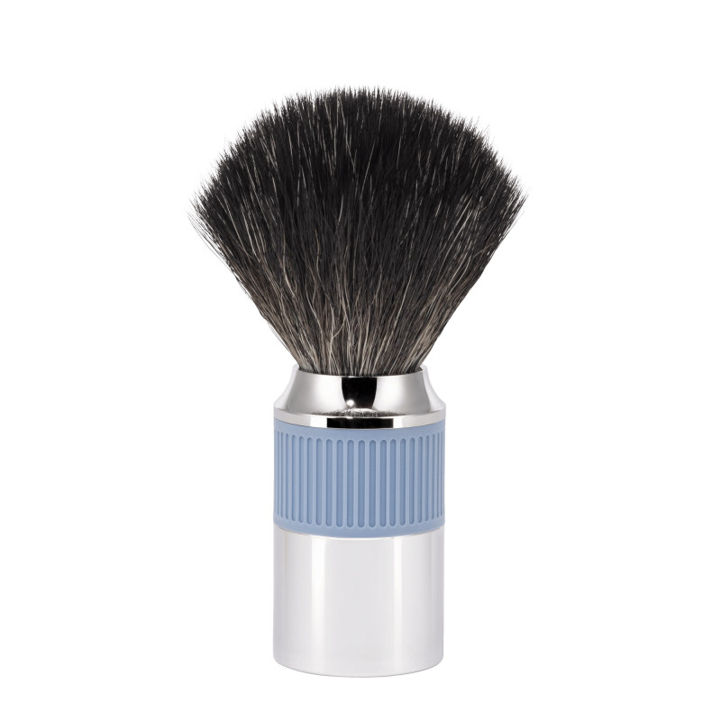 Blaireau de rasage, poils synthétiques - Mühle Neo bleu glacier