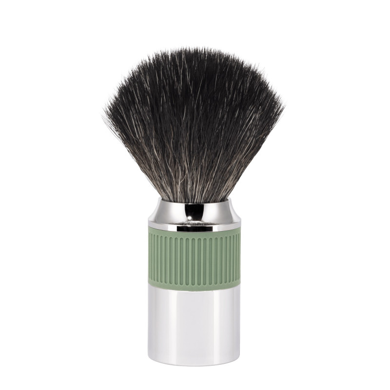 Blaireau de rasage, poils synthétiques - Mühle Neo vert sauge