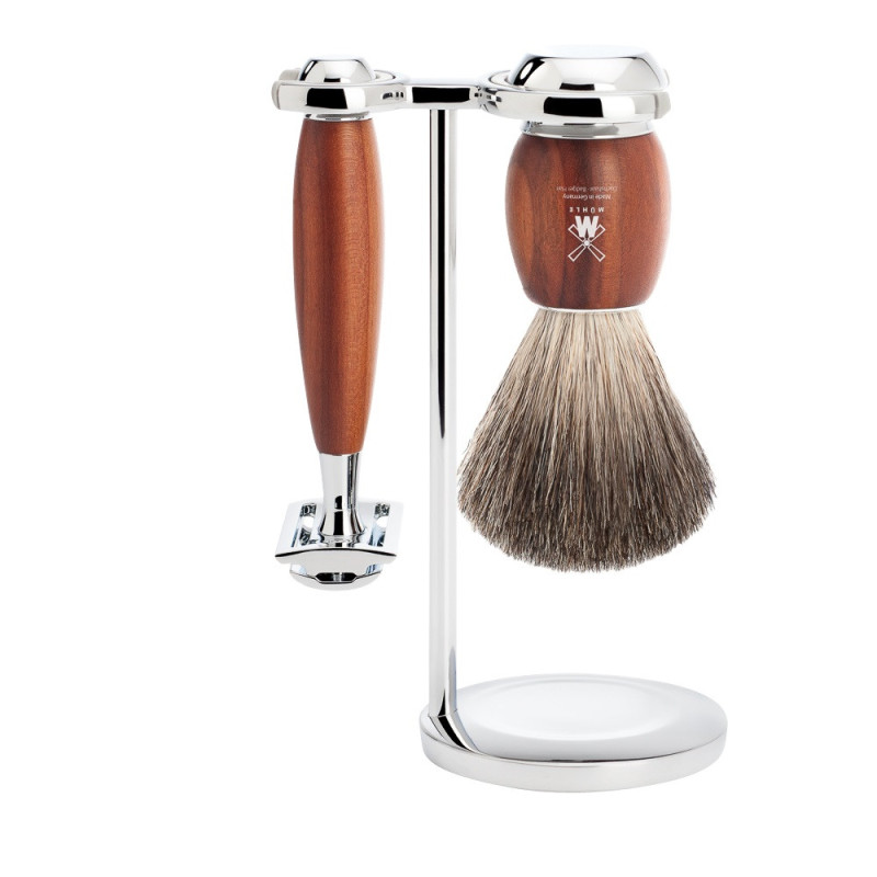 Coffret de rasage 3 Pièces traditionnel VIVO - Mühle