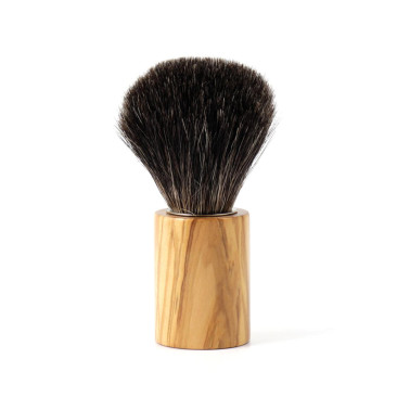 Blaireau Gentleman Barbier "Collection 1990" en Bois d'olivier