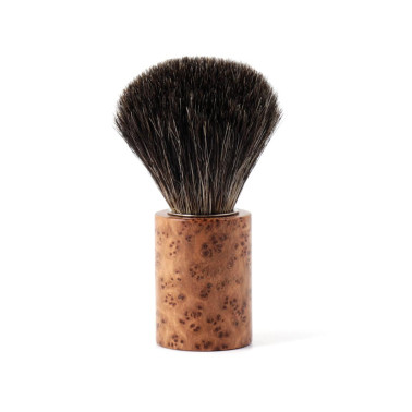 Blaireau Gentleman Barbier "Collection 1990" en Bois de Thuya T.12