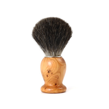 Blaireau Gentleman Barbier en bois de Cade