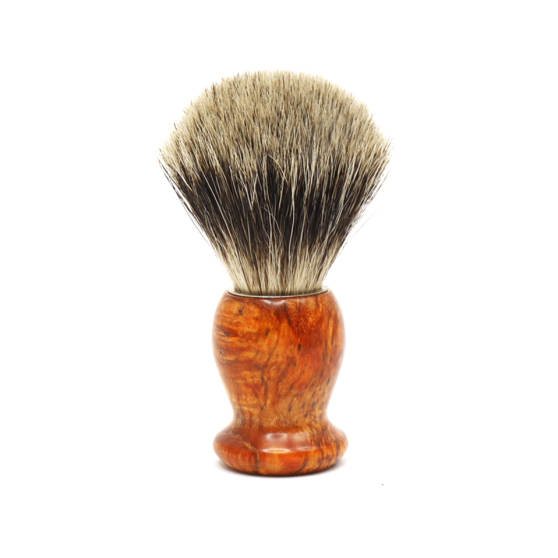 Blaireau Gentleman Barbier en bois de bouleau
