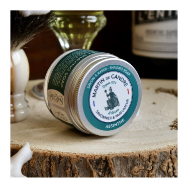 Savon à raser 50g "Absinthe" voyage Martin de Candre