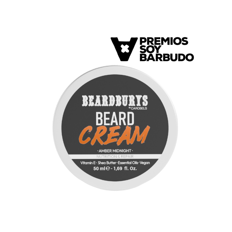 Baume pour la barbe Amber Midnight Beardburys Carobels