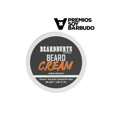 Baume pour la barbe Amber Midnight Beardburys Carobels
