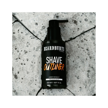 Gel de rasage Amber Midnight transparent Beardburys