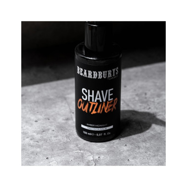Gel de rasage Amber Midnight transparent Beardburys